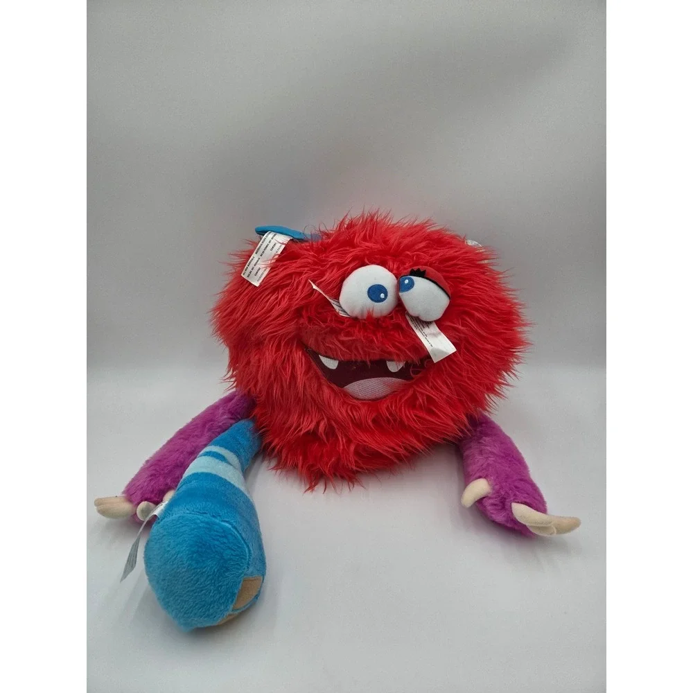 Disney Pixar Monsters University Art Plush Furry Hat Red Purple Blue‎ Costume