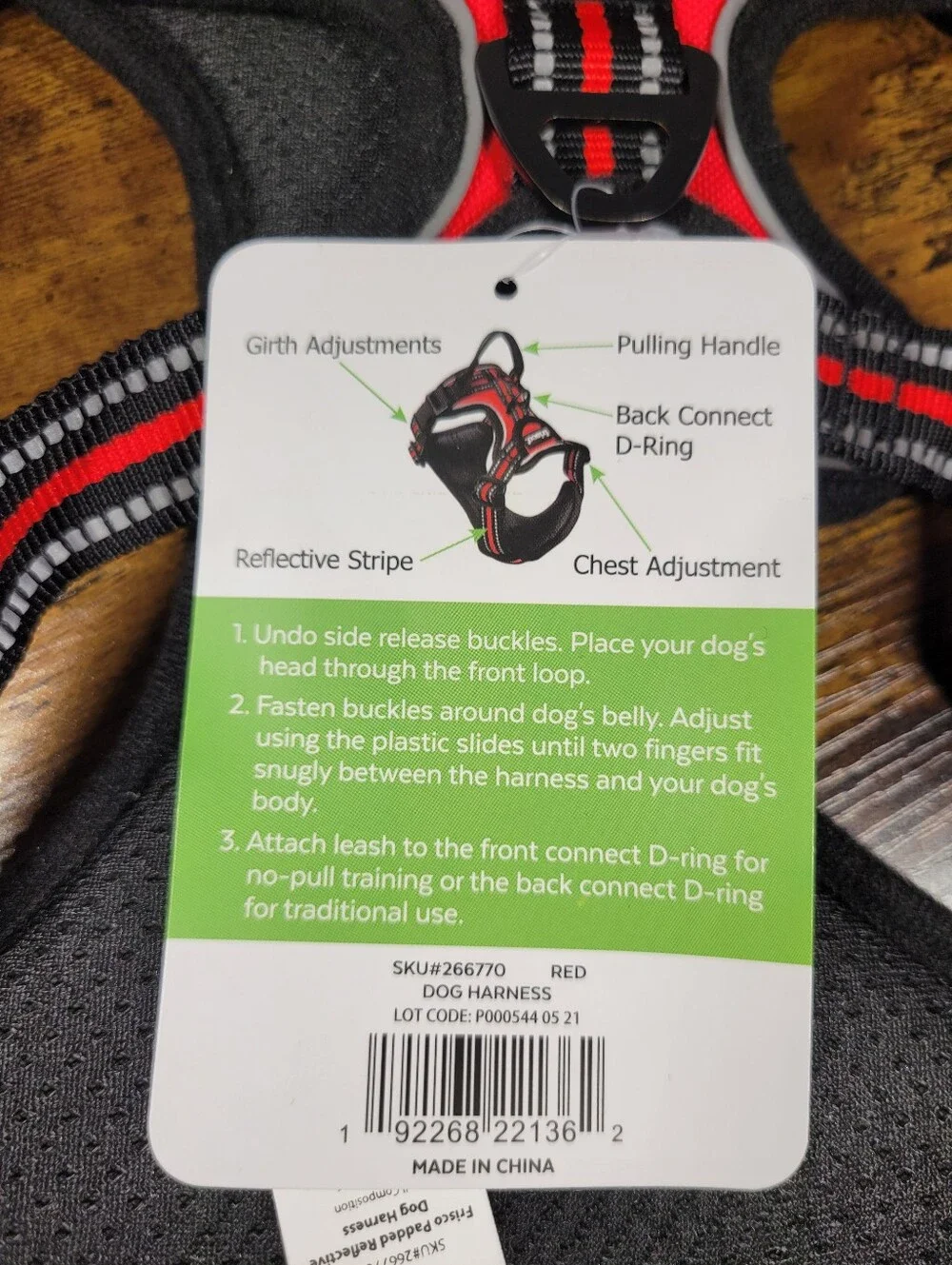 Frisco padded closure size