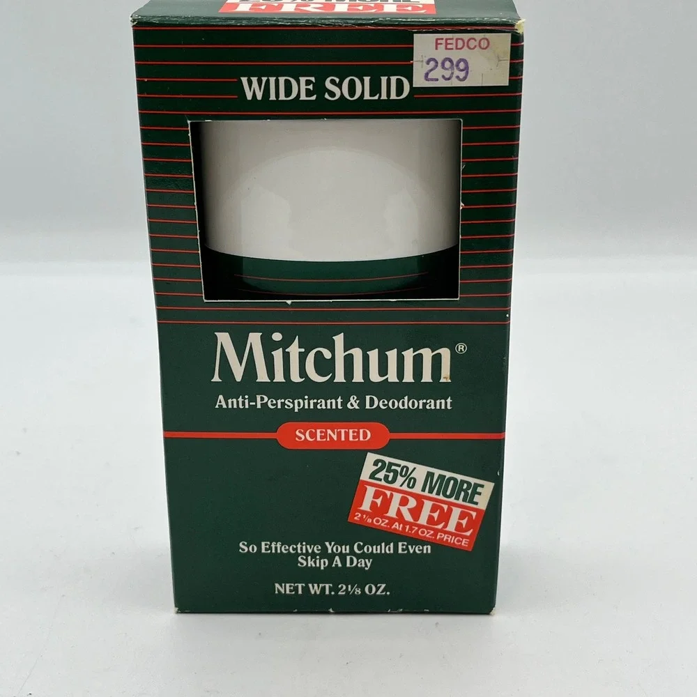 Vtg. Mitchum Scented Wide Solid Anti-Perspirant Deodorant 2.125oz New Old Stock‎