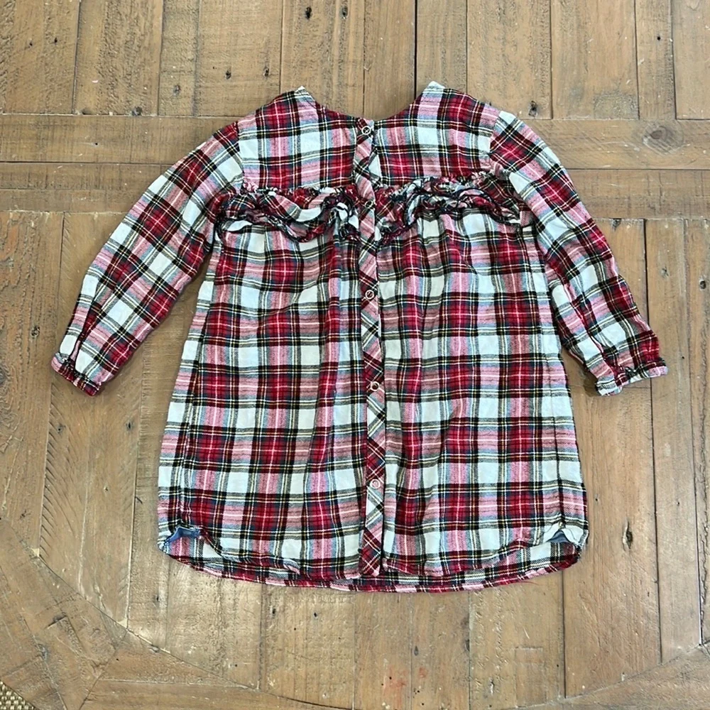 Zara tartan plaid dress