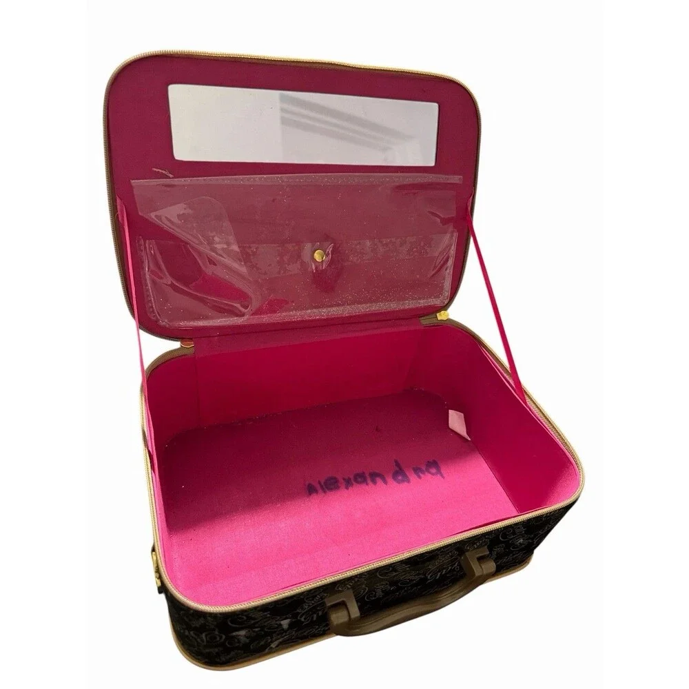 Bratz Vintage Hard Case Carry Train Box‎ Black MGA 2000s Girls Storage Bag