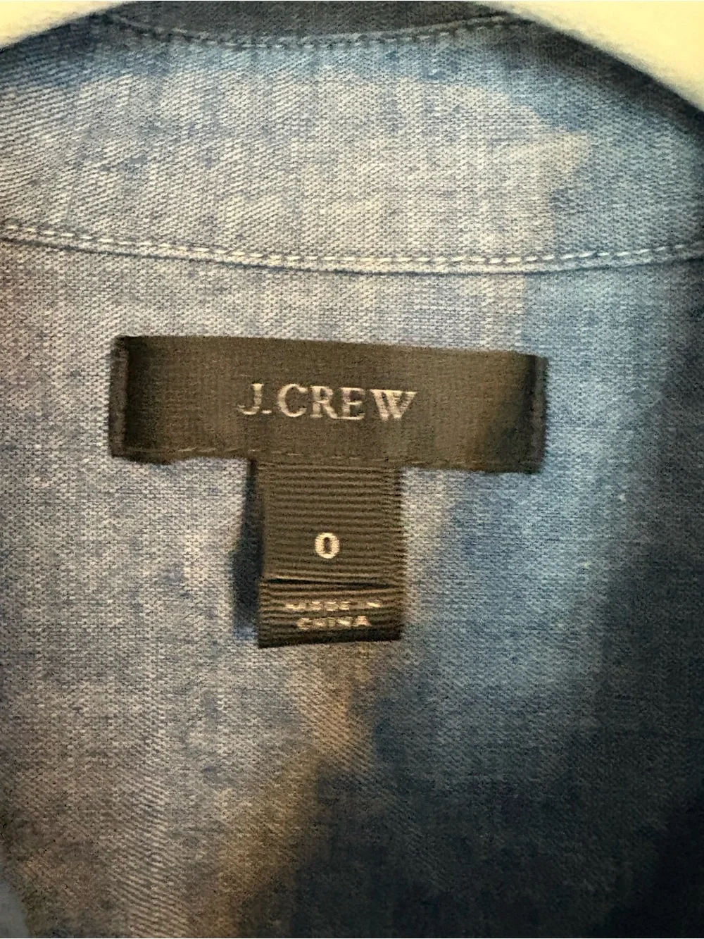 J. Crew soft chambray
