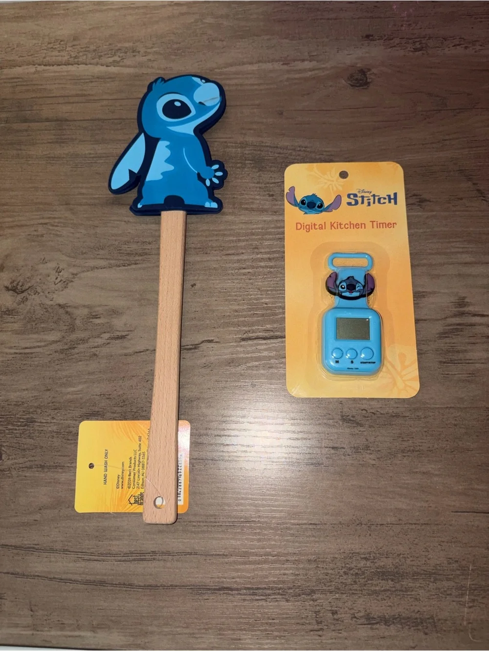 🏝️🎉Disney Stitch Kitchen Set Silicone Spatula & Digital Kitchen Timer