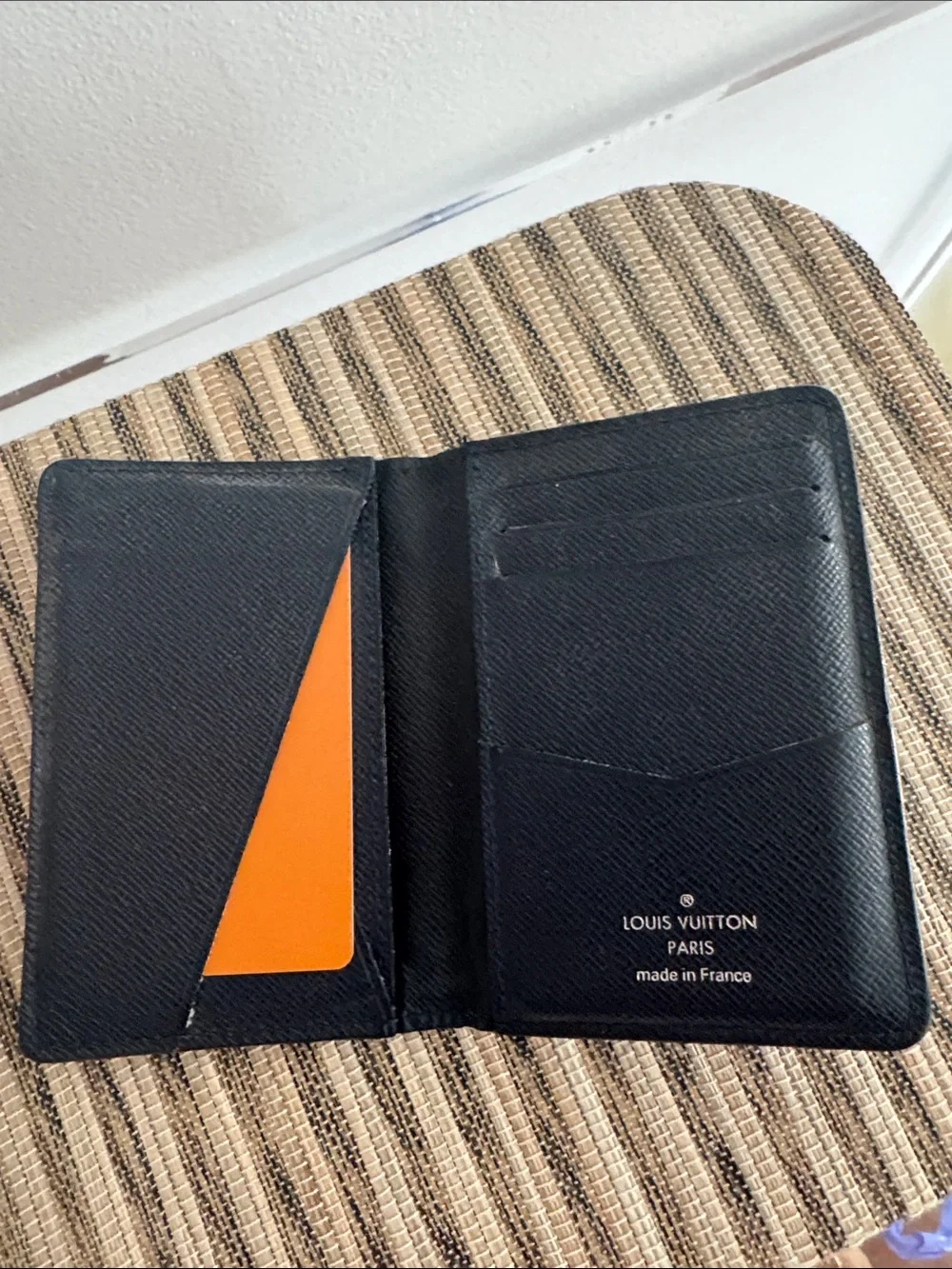 Vintage Louis Vuitton Epi Navy Bi-Fold Wallet