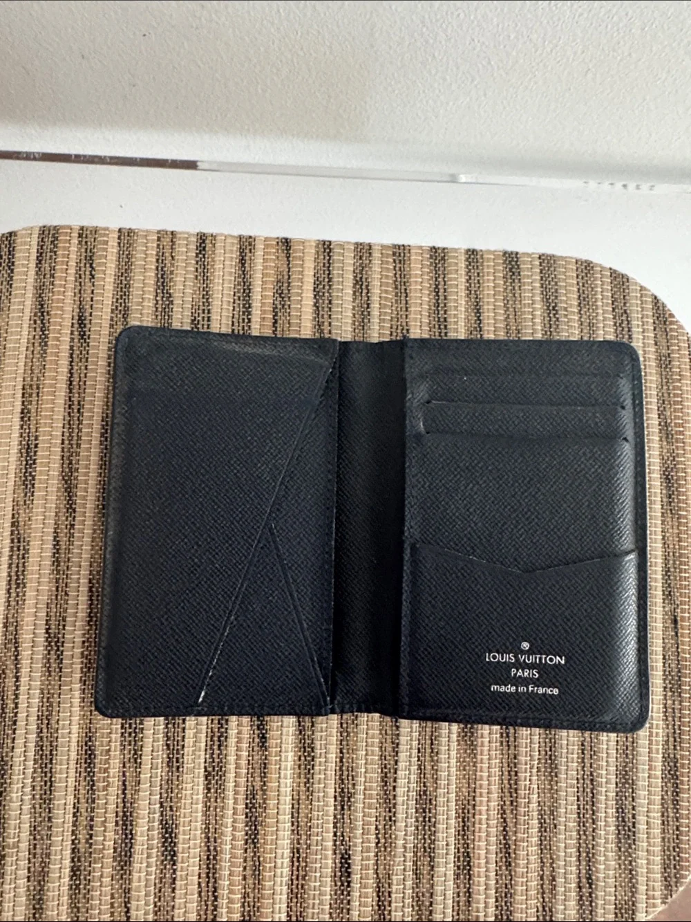 Vintage Louis Vuitton Epi Navy Bi-Fold Wallet