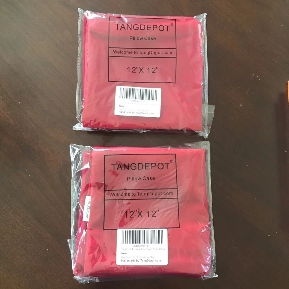 Throw Pillow Christmas Red‎ Covers 12x12