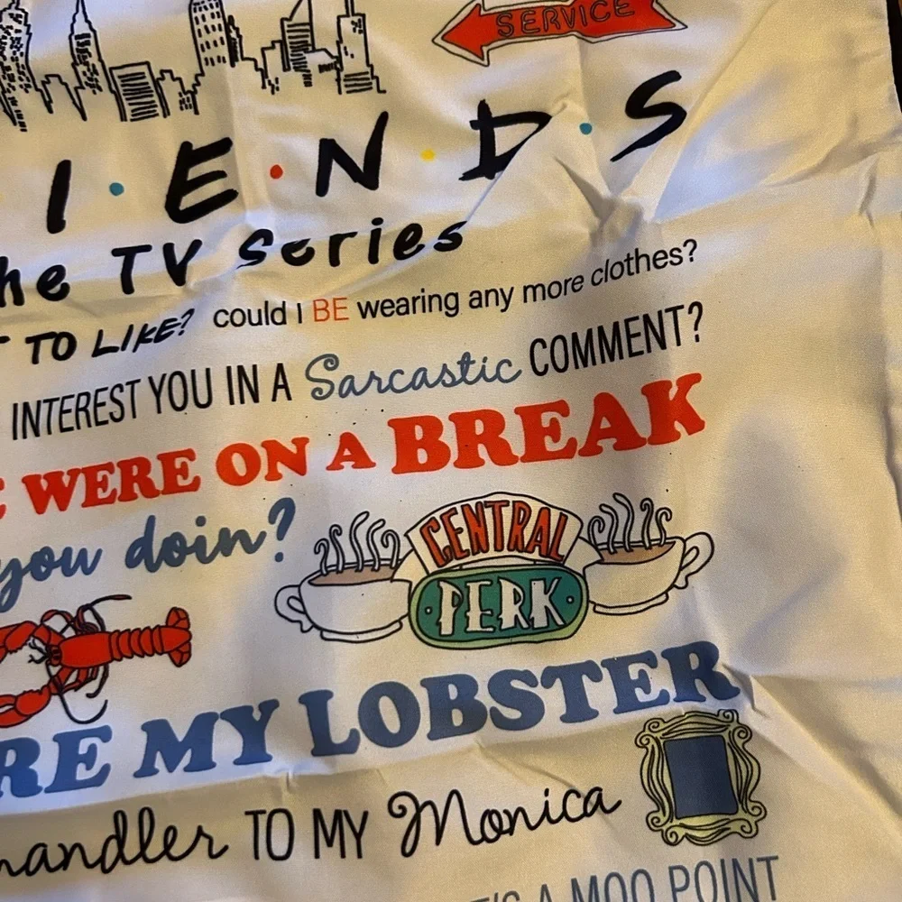 F•R•I•E•N•D•S The Television Series Decorative Pillow Cover