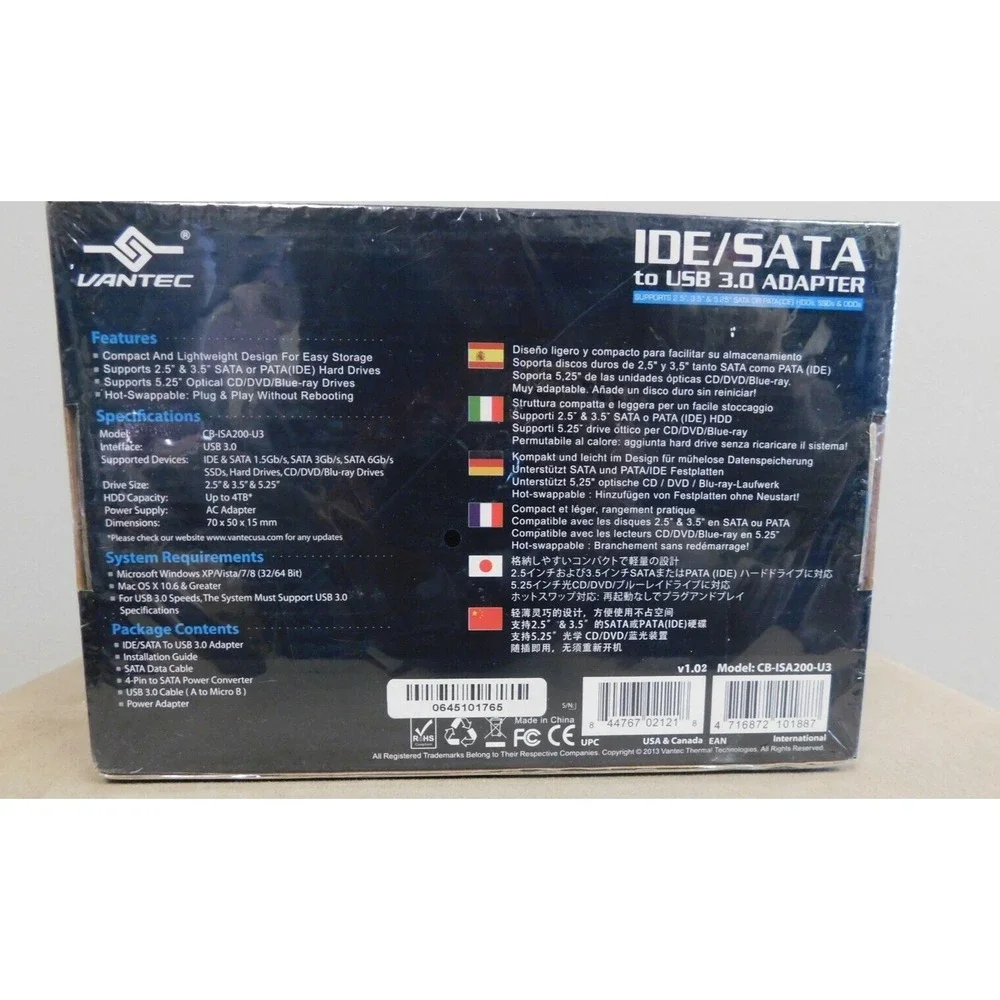Vantec transfer cd swappable
