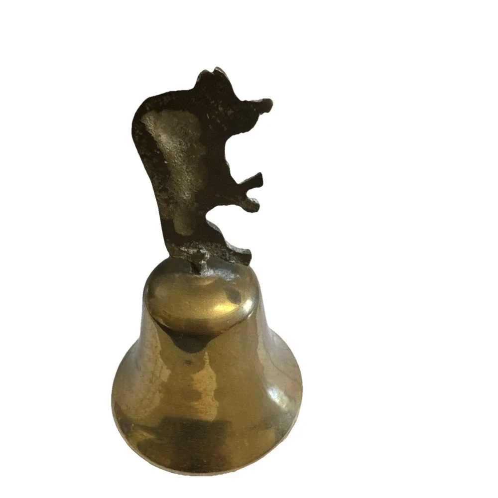 Brass Bell With Bull 5