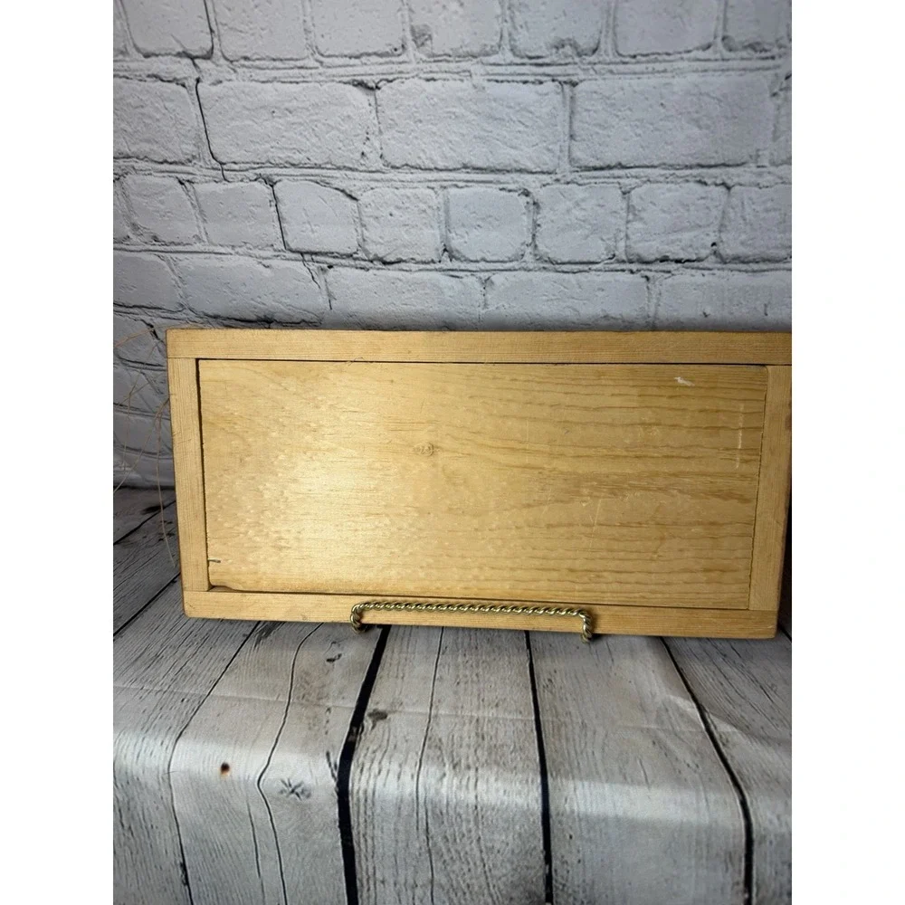 Basket Collector Vintage‎ Country Chunky Wood Frame Sign 14