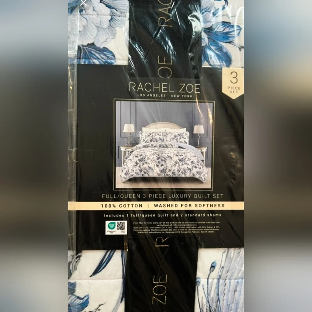 Rachel Zoe print wash bedding