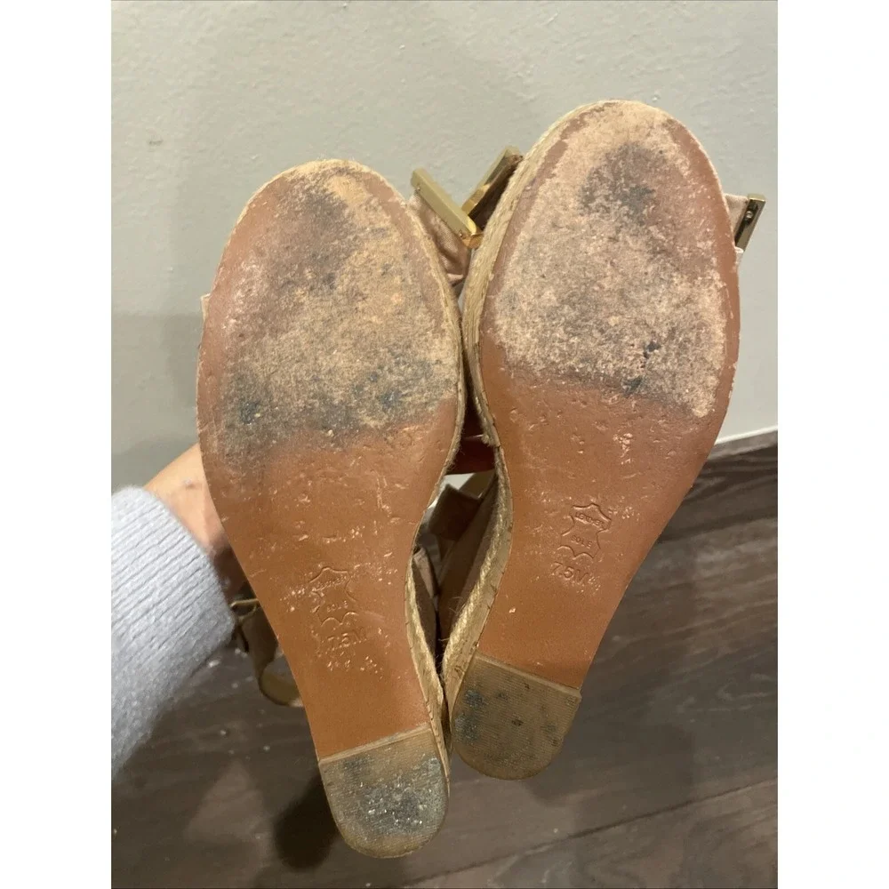 Tory Burch heels pair denim
