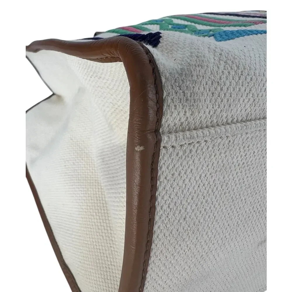 Etro embroidered canvas