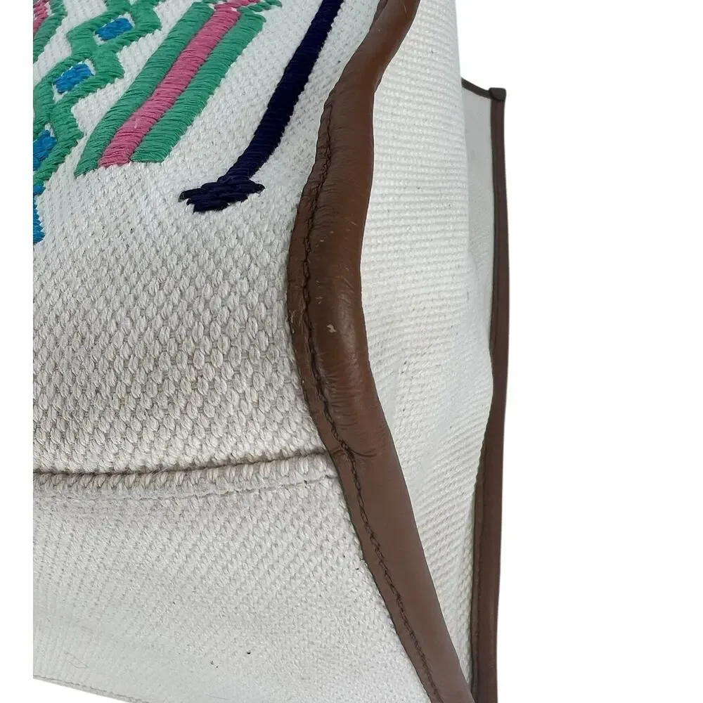 Etro embroidered canvas