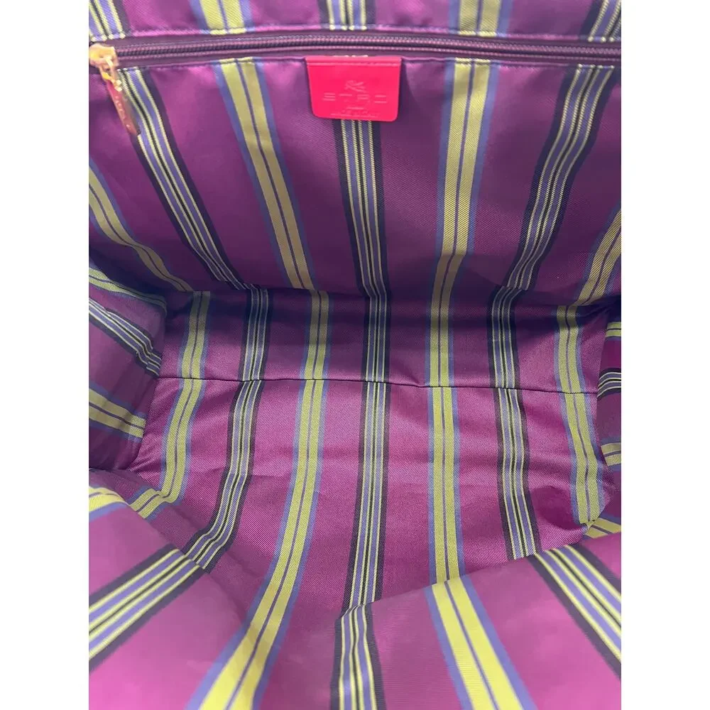 Etro embroidered canvas