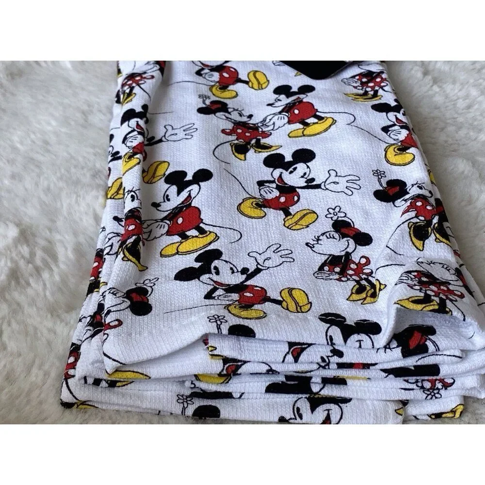 2 Pack Disney Mickey Minnie Mouse Classic Kitchen Towels 16 X 26”‎ NEW