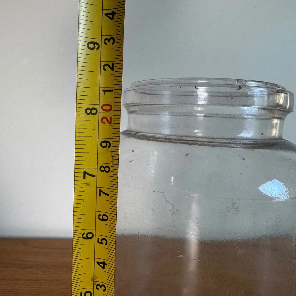 ECONOMY KERR Antique‎ Canning Jar Clear Glass Quart Jar Made in Portland, Oregon
