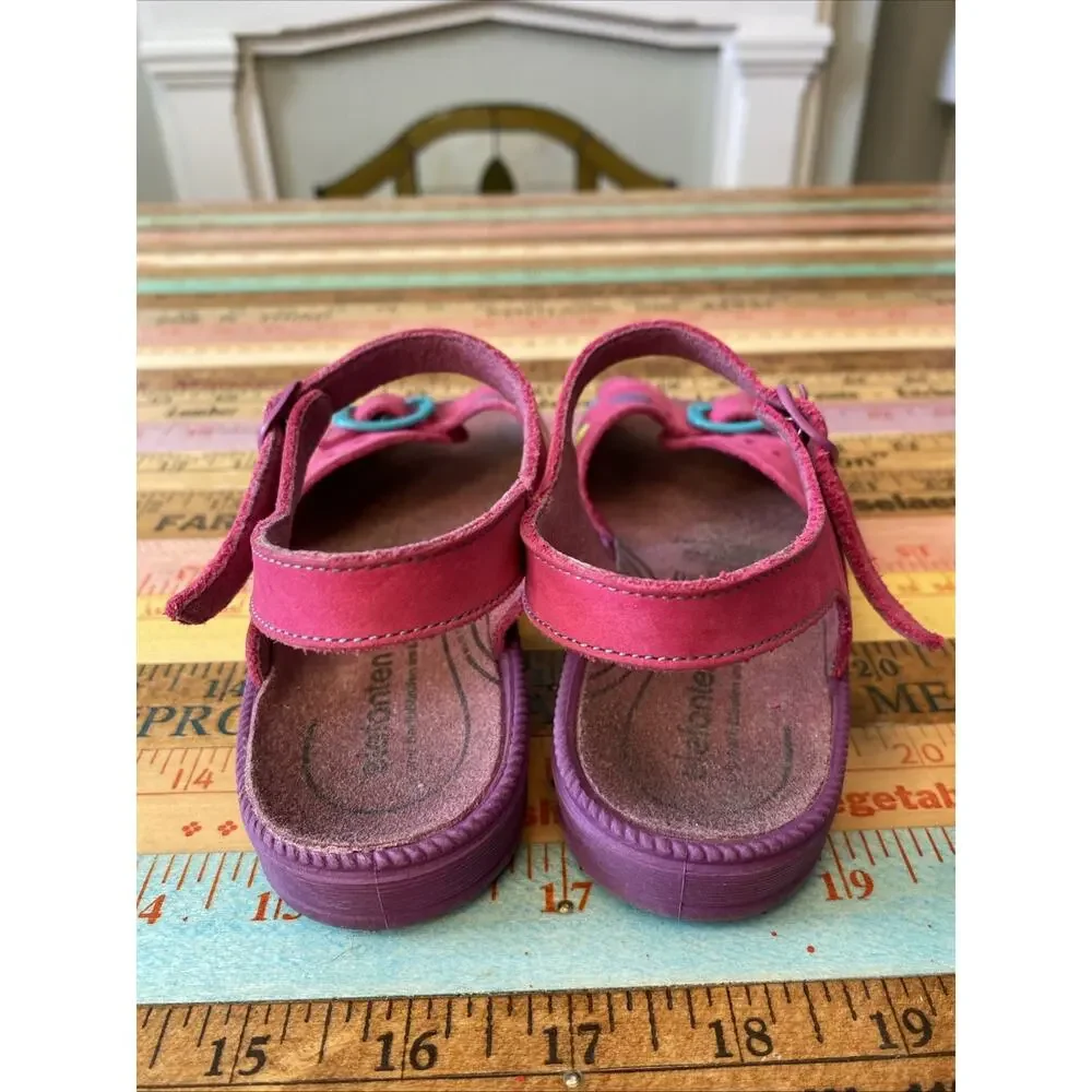 Elefanten Sandals Pink Girls Yourh EU Size 30 US 12 Leather Colorful Germany