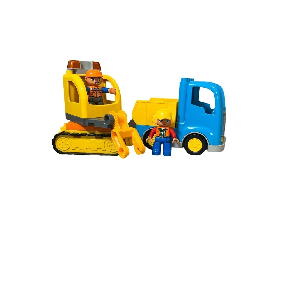 Lego Duplo 10812 Truck & Tracked Excavator with Figures -  Incomplete