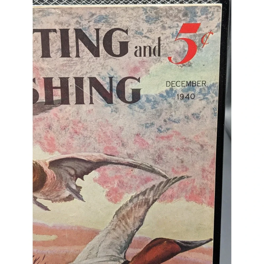Vintage Hunting and Fishing Magazine December‎ 1940 Outdoorsman Shooting