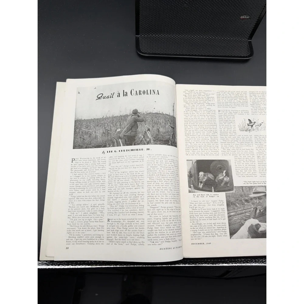 Vintage Hunting and Fishing Magazine December‎ 1940 Outdoorsman Shooting