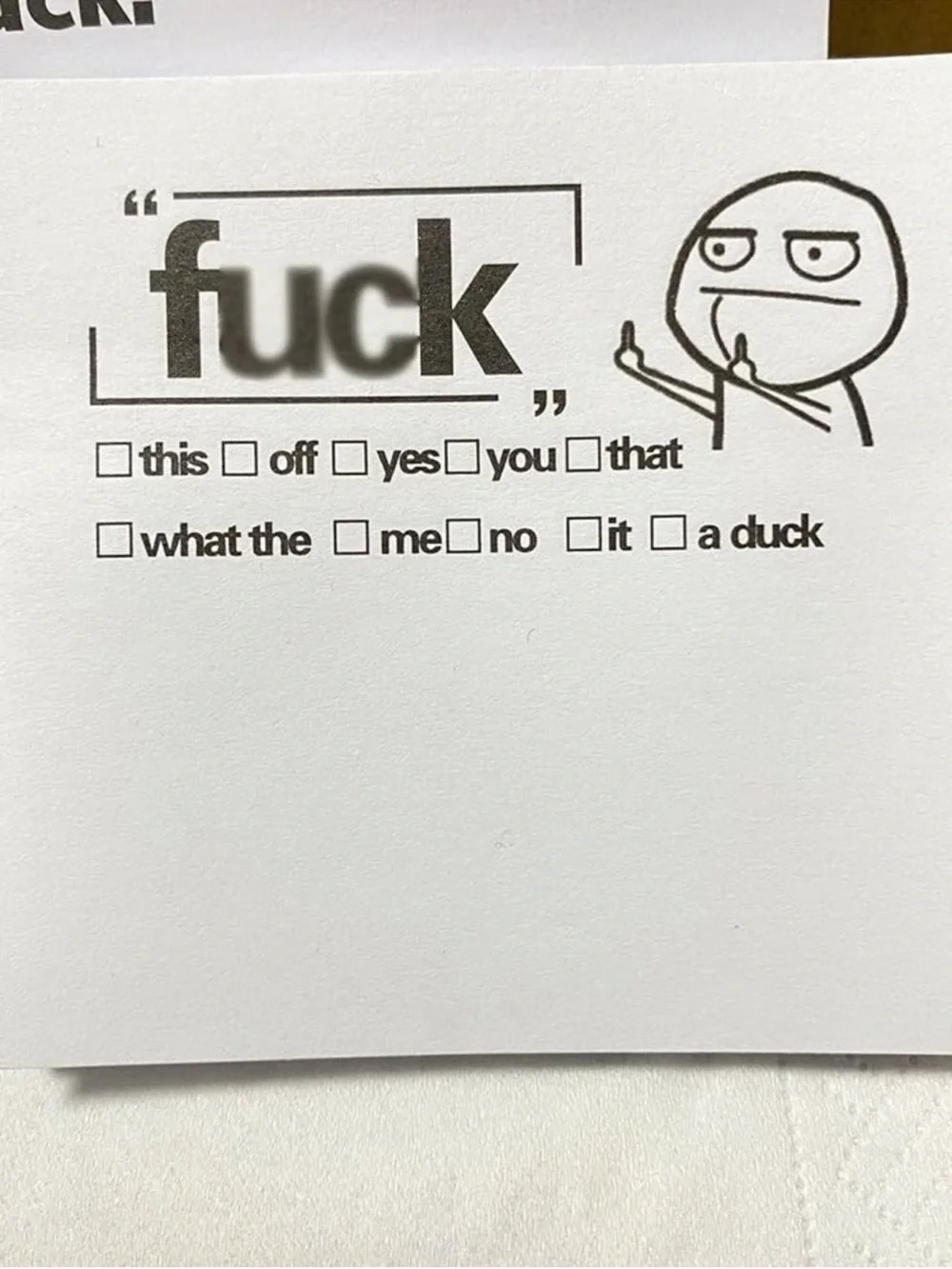 N/A funny sticky