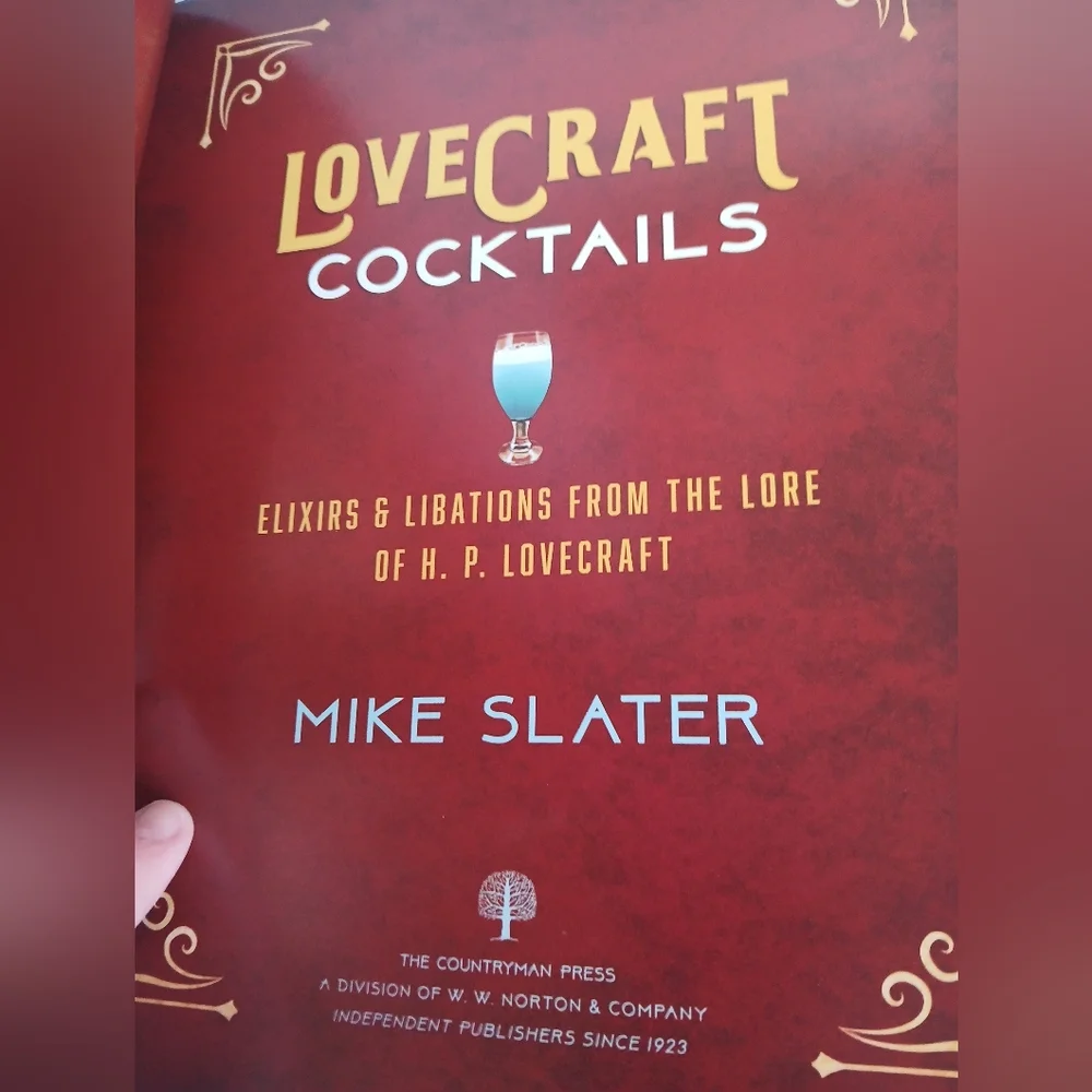 LoveCraft Cocktails Hardcover Book Cocktails Art Goth Whimsygoth