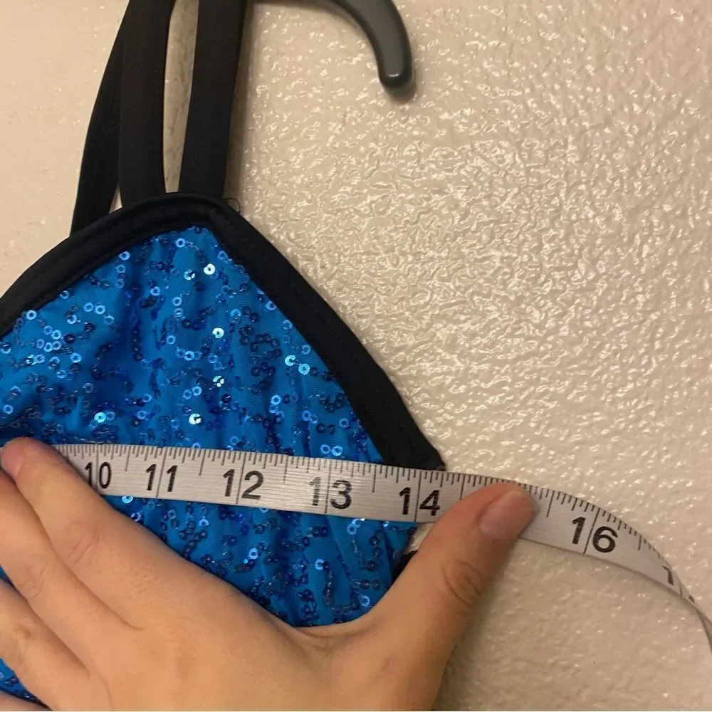 Weissman dance costume blue
