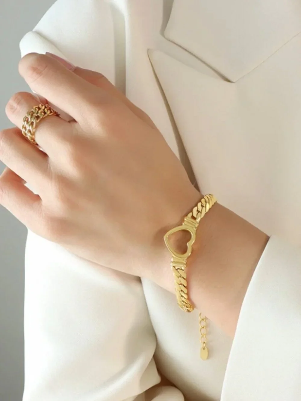 Modcloth gold heart