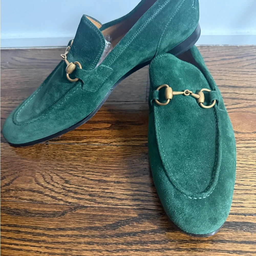 Gucci loafers green