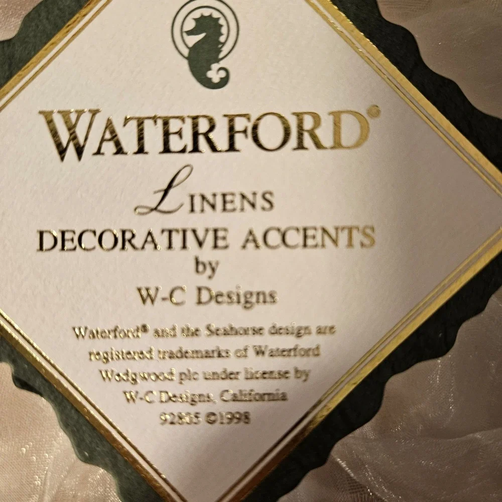 Waterford linens decorative