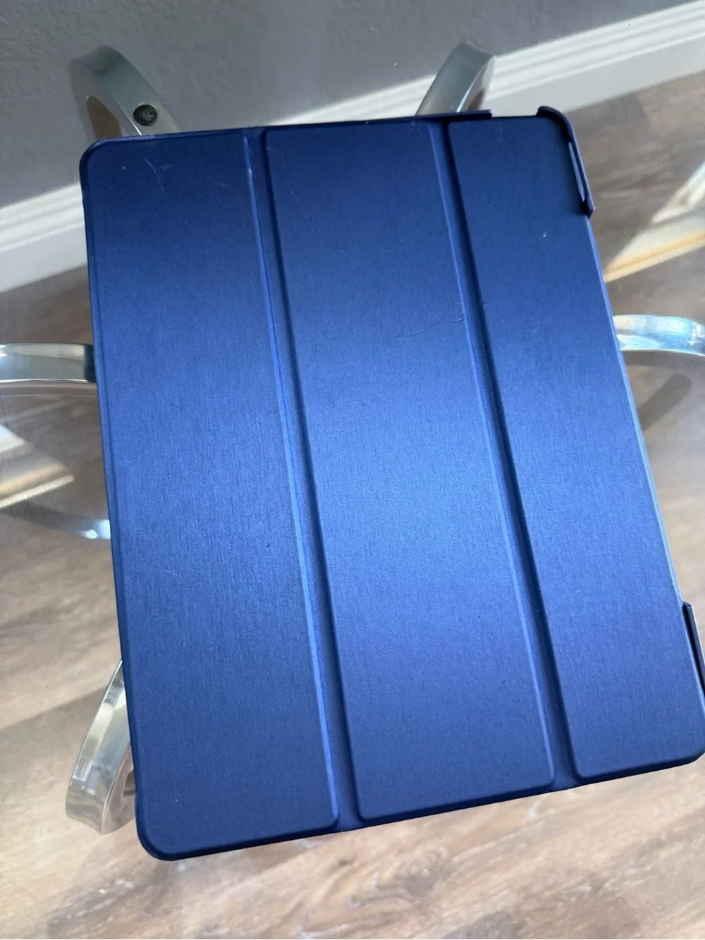 13” iPad Pro Slim Blue Tablet Folio Case - Protective Smart Cover