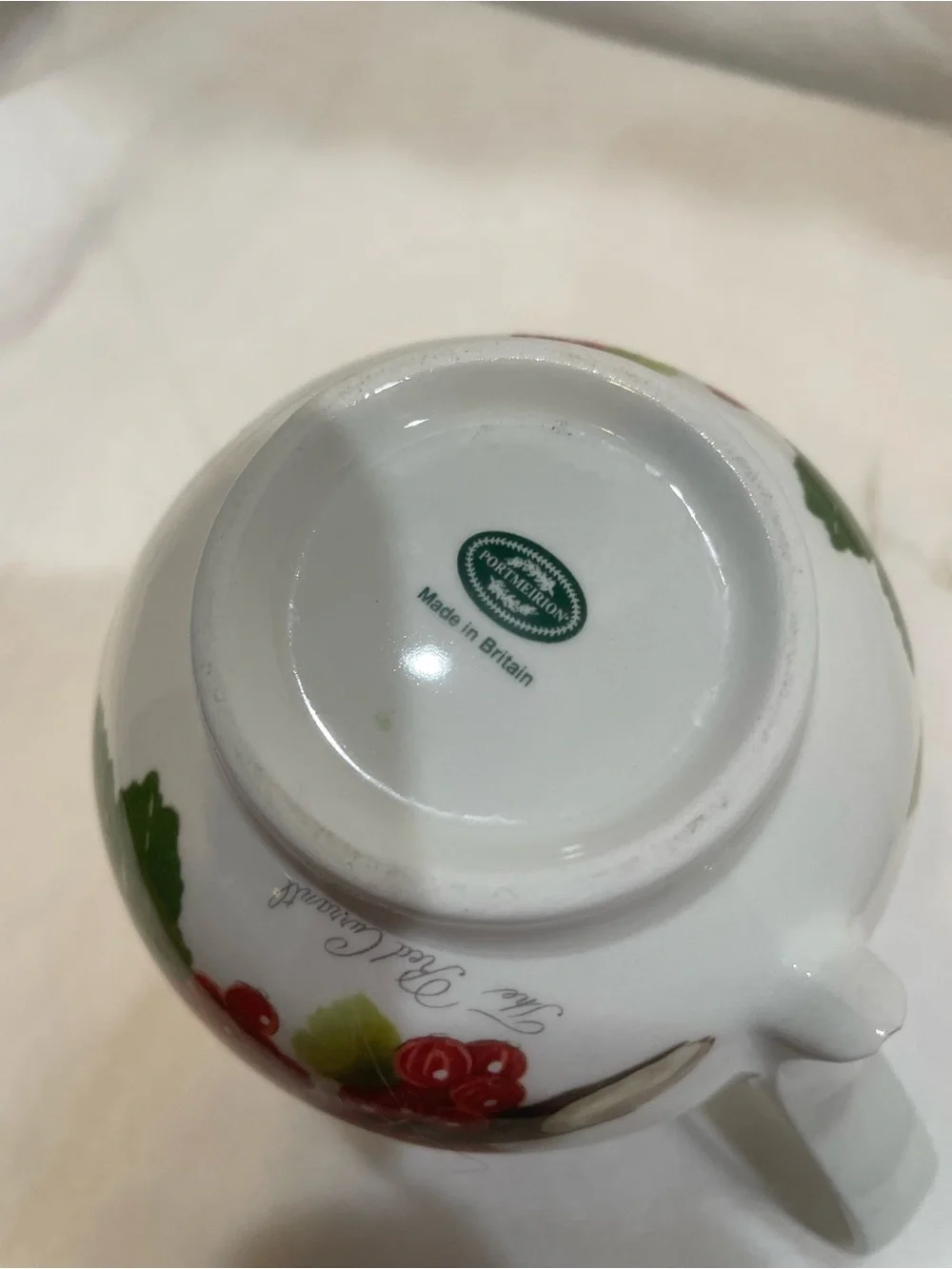 Portmeirion sugar bowl