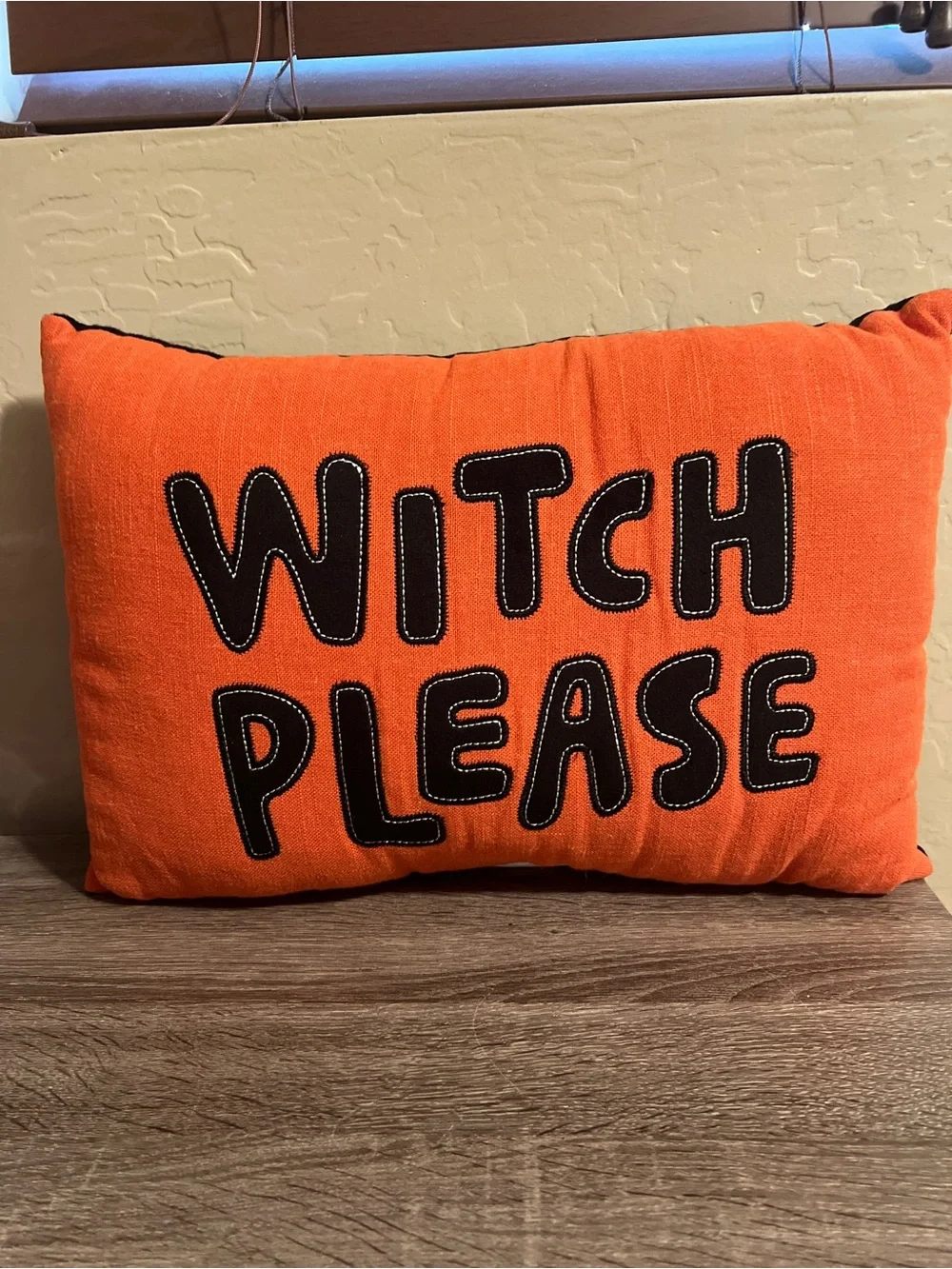 Target Hyde & Eek Witch Please Halloween Throw Toss Pillow Black Orange NWT