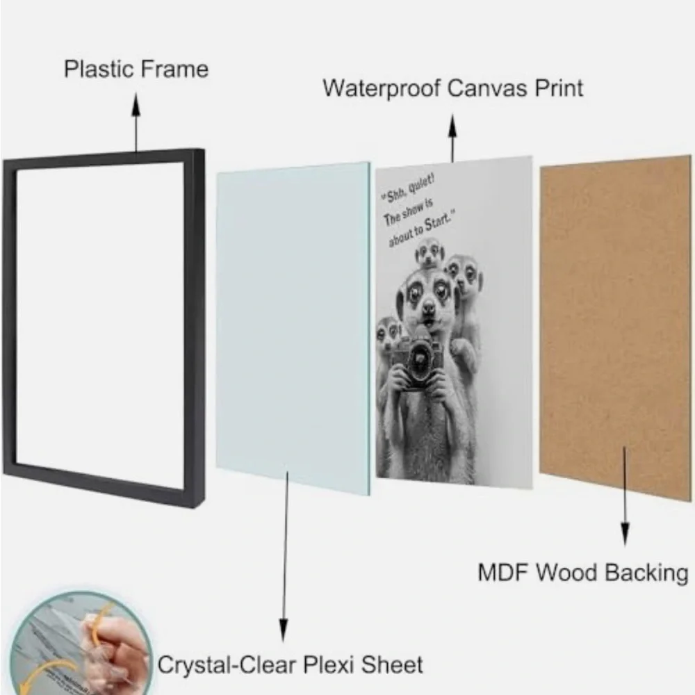Amazon black framed