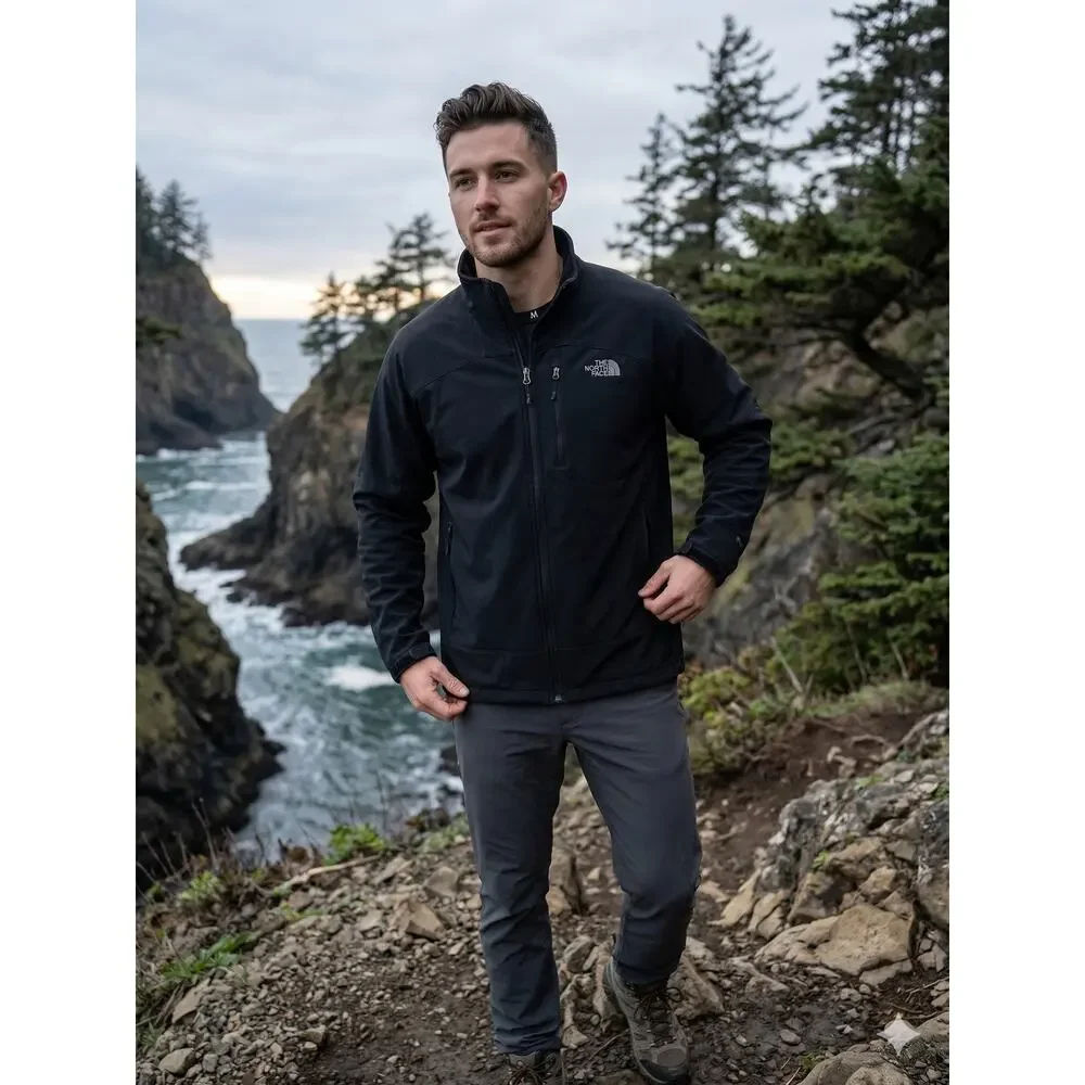 The North Face Mens XL Outdoors Athleisure Gorpcore Shellrock‎ Softshell Jacket