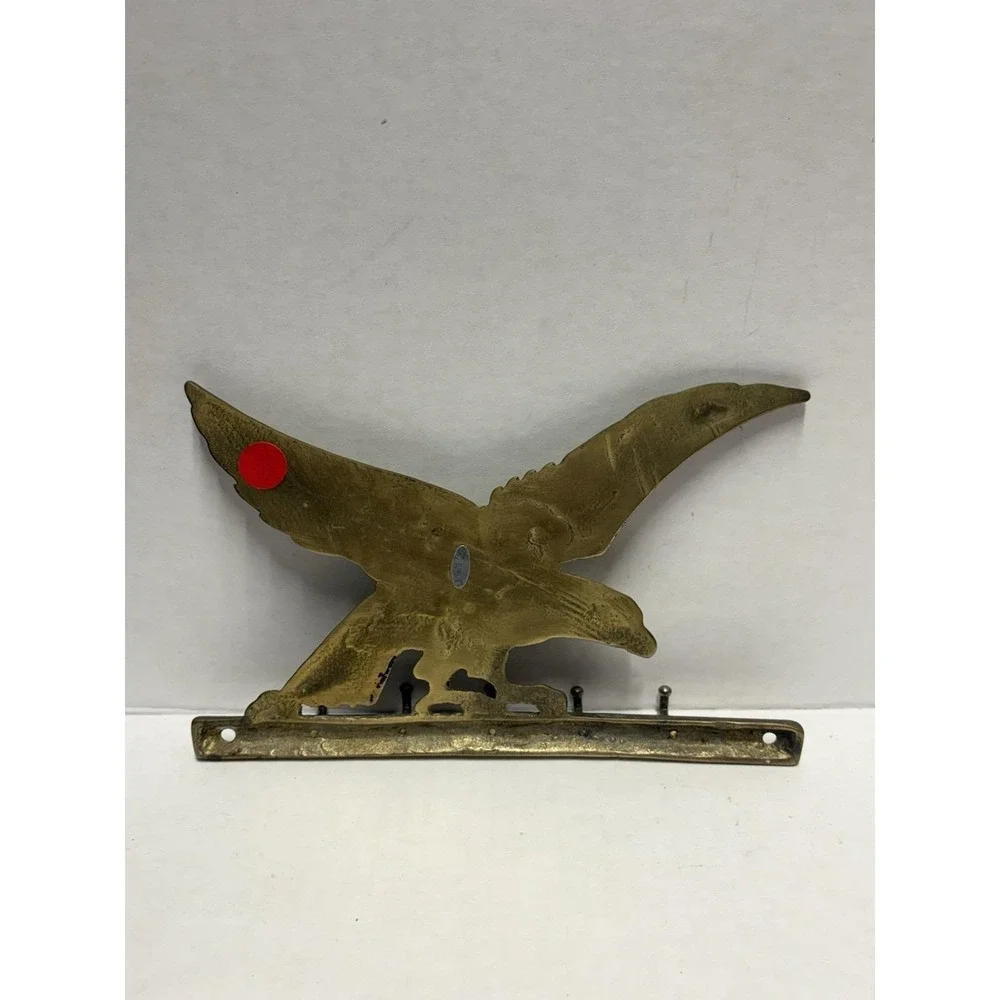 Eagle Key Jewelry Holder Wall Hanging 5 Hooks Wall Mount 7 in Solid Brass‎
