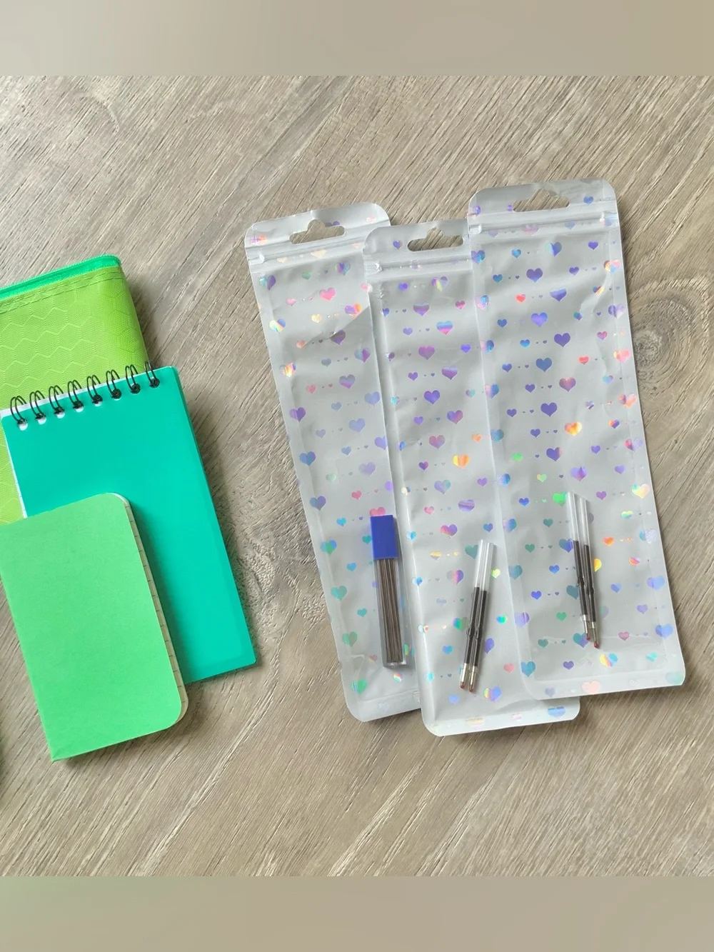 NEW📚 Homemade Crafted Beaded Pens Stationery Set OS