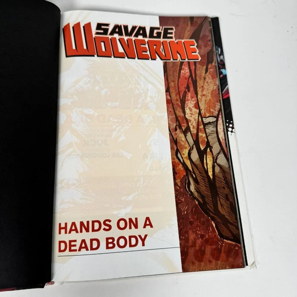 Savage Wolverine Hands on a Dead Body Vol 2 Superheroes Marvel Enterprises‎ HC