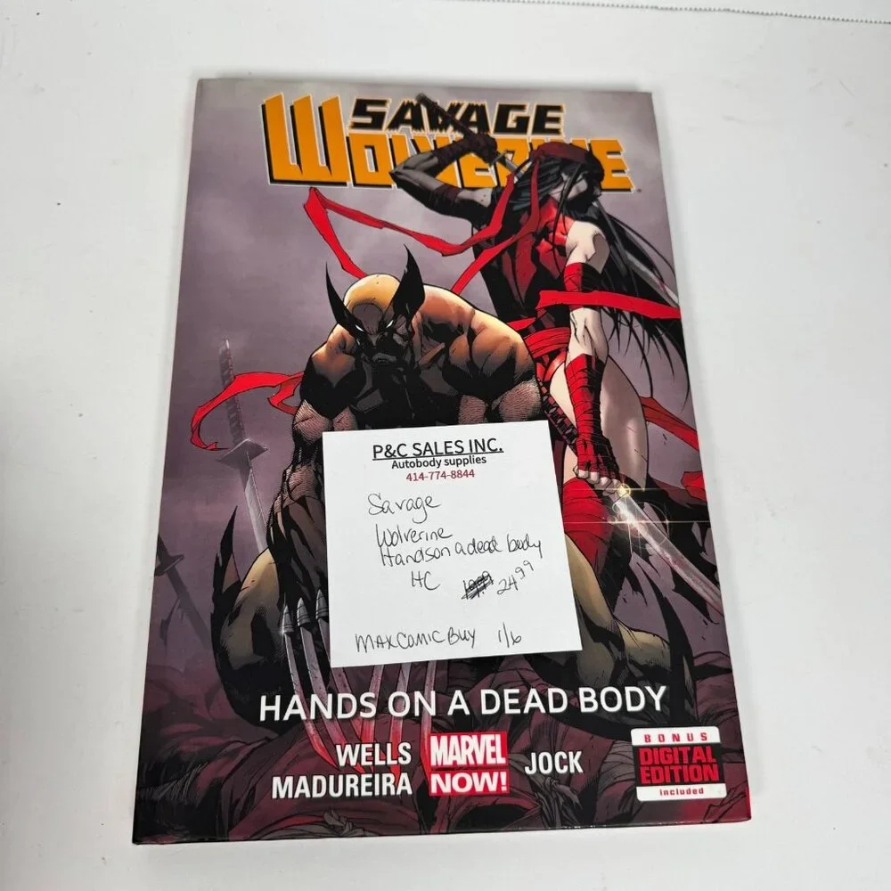 Savage Wolverine Hands on a Dead Body Vol 2 Superheroes Marvel Enterprises‎ HC