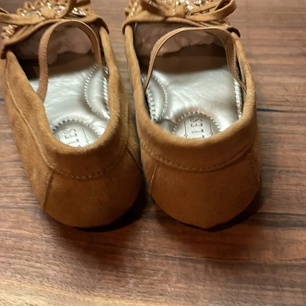 Seychelles Girl's Floral Moccasins - 9 - NWOB