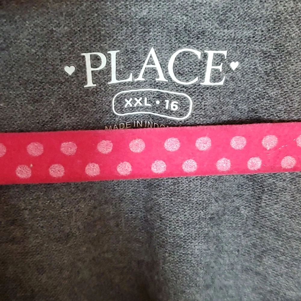 Grey  Children's‎ Place Polo Shirt Dress sz 16