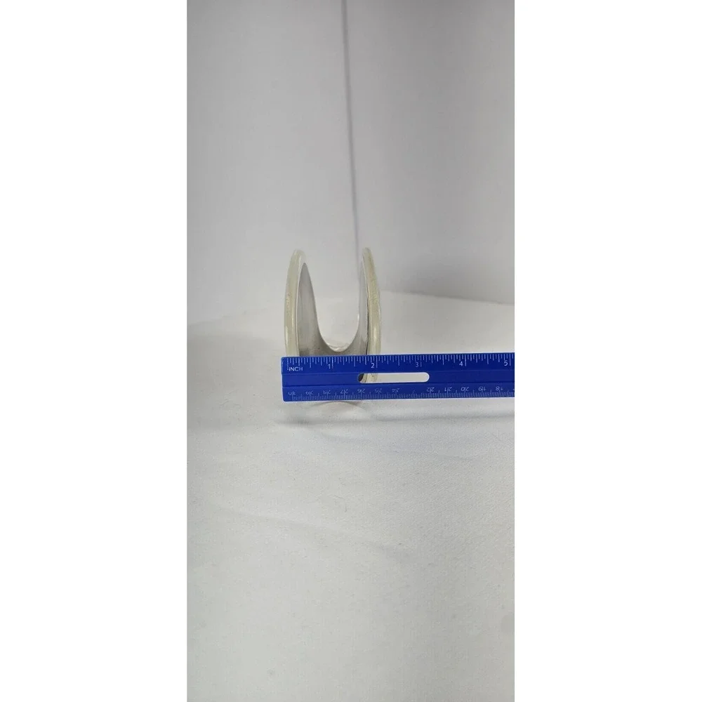 Umbra Acrylic Stainless Steel‎ Napkin Letter Holder Modern Clear Lucite Metal