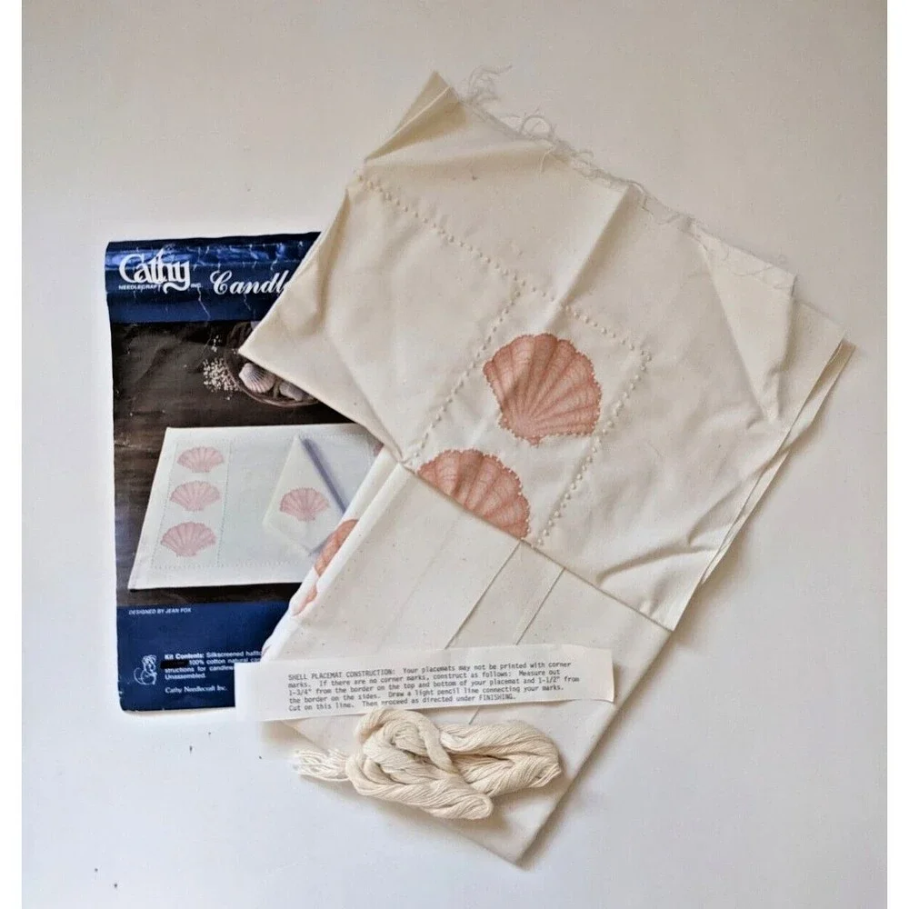 CATHY NEEDLECRAFT vintage candlewicking