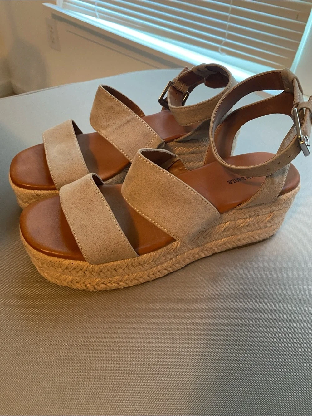 American Eagle Outfitters tan suede