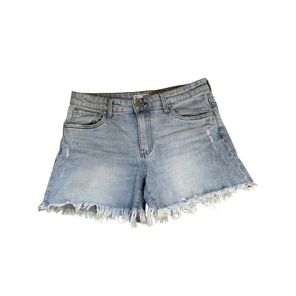 KUT FROM THE KLOTH Women's Jane High Rise Denim/Jean Long Short Blue Size 4