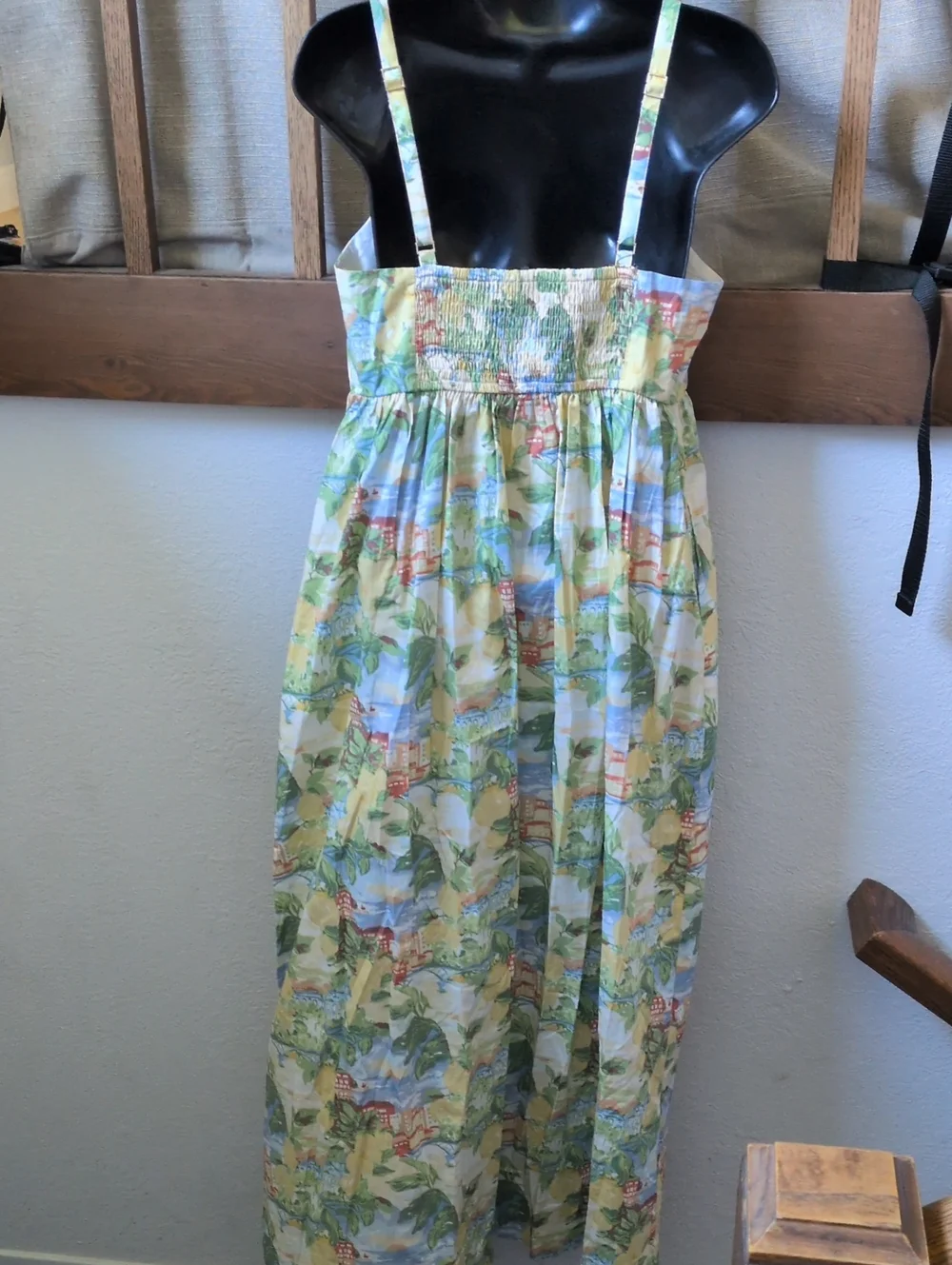 ✨ Nwt Abercrombie And Fitch Sweetheart Babydoll Maxi Dress In Tropical City M
