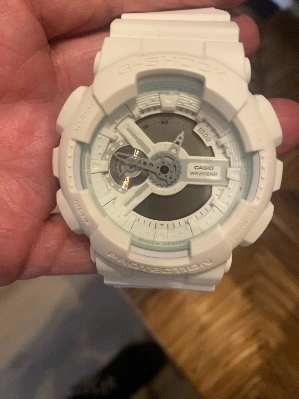 Casio G-Shock White Analog/Digital Watch | Pristine | Needs Battery