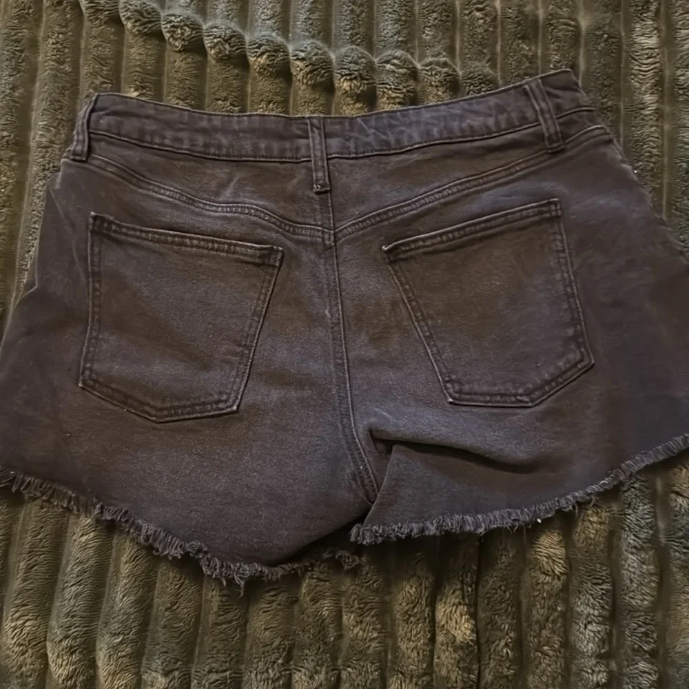 Black denim project indigo denim shorts in great used condition