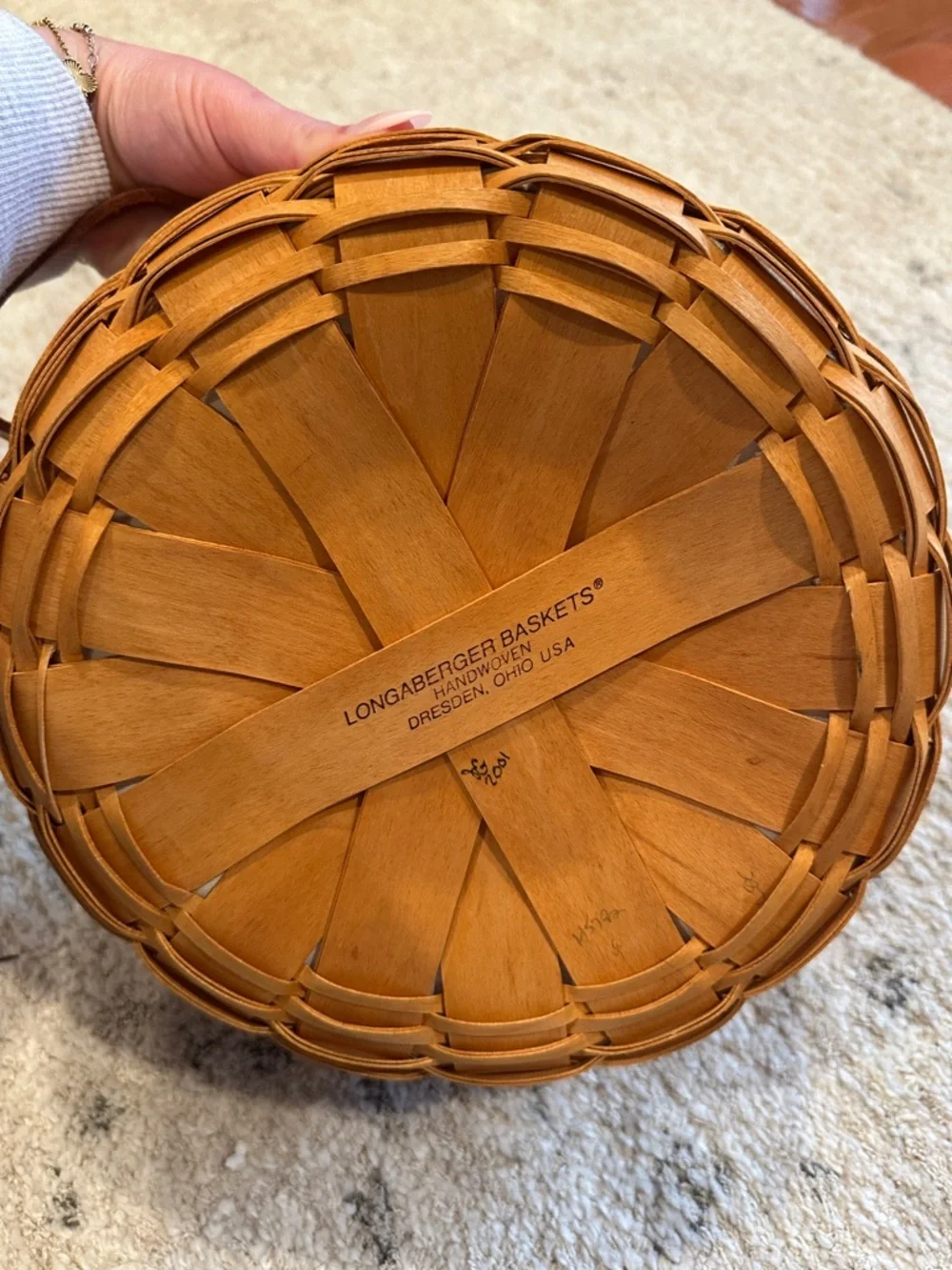 Longaberger woven basket